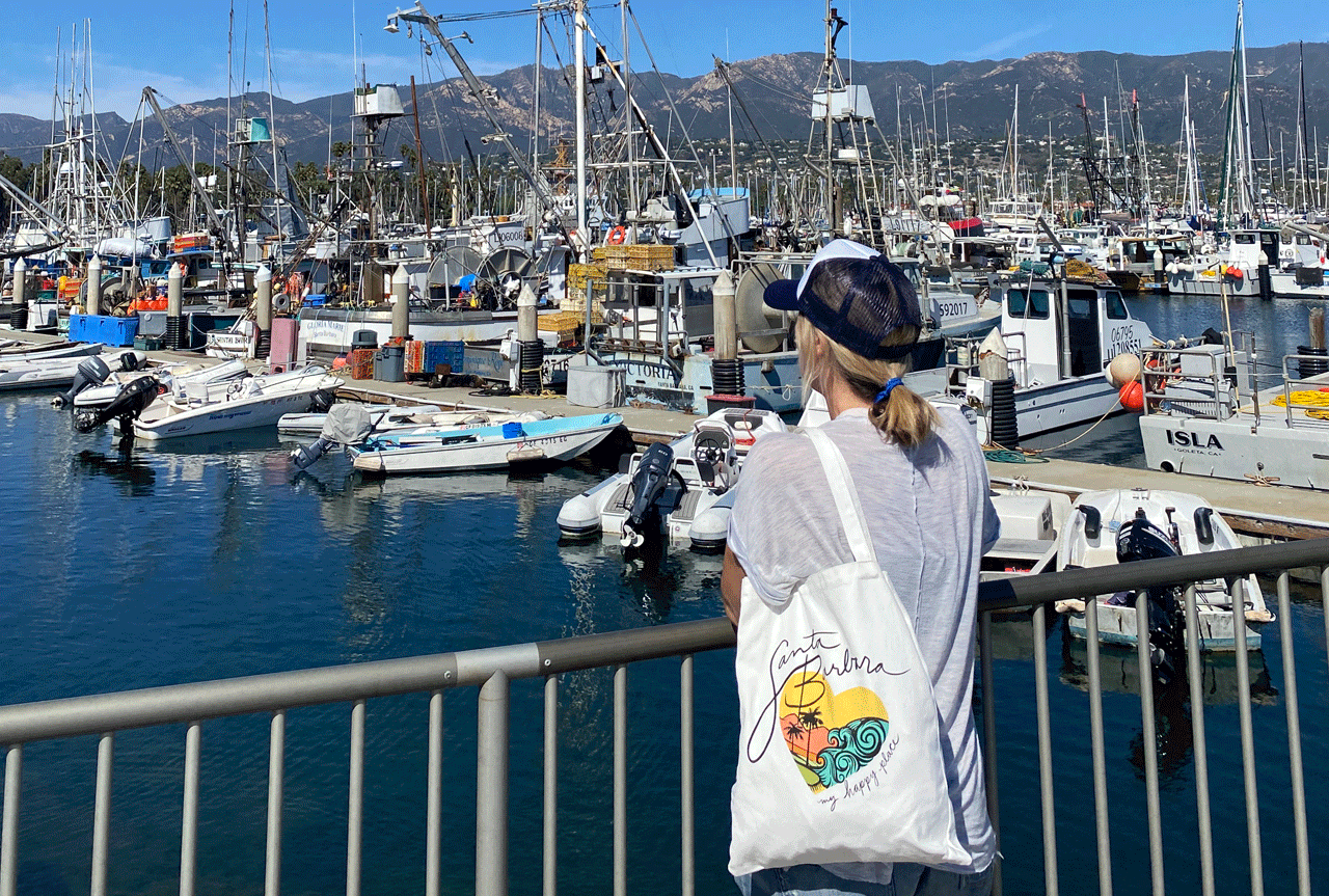 Santa Barbara Tote Bag Banner